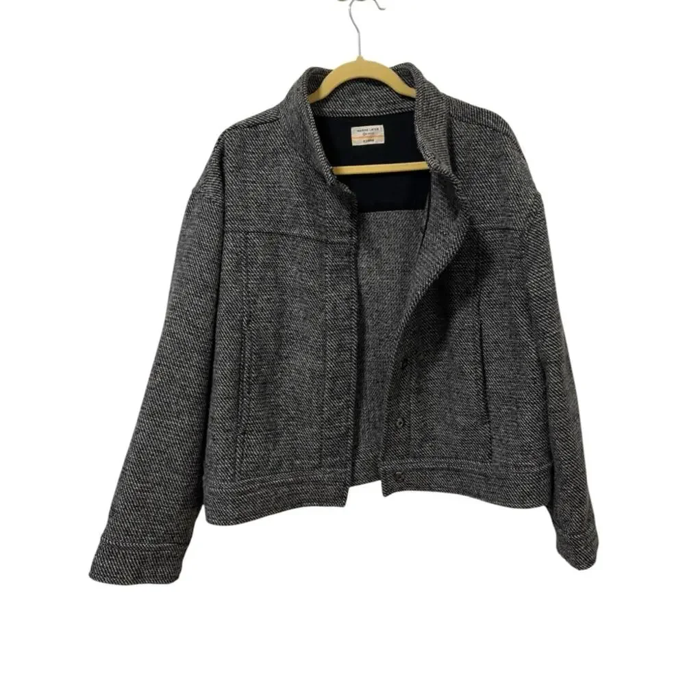 Marine Layer Asheville Jacket XL Black Heather